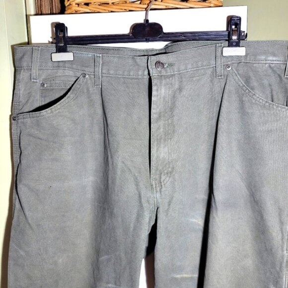 ❤️ 3 for $35 Dickies relaxed fit utility carpenter cargo work canvas pants 40x32 - Picture 2 of 8